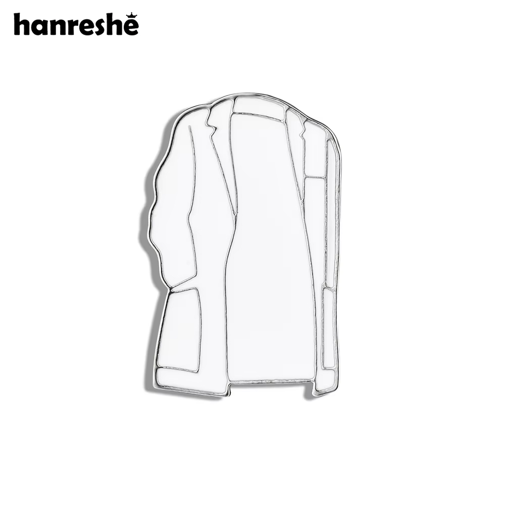 Medical Lab And Science - Hanreshe White Coat Enamel Brooch Pin