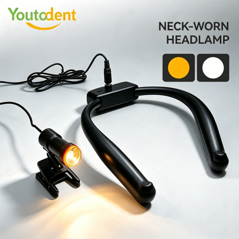 Led Medical Headlight - Neck Worn Dental LED Headlight Lightweight