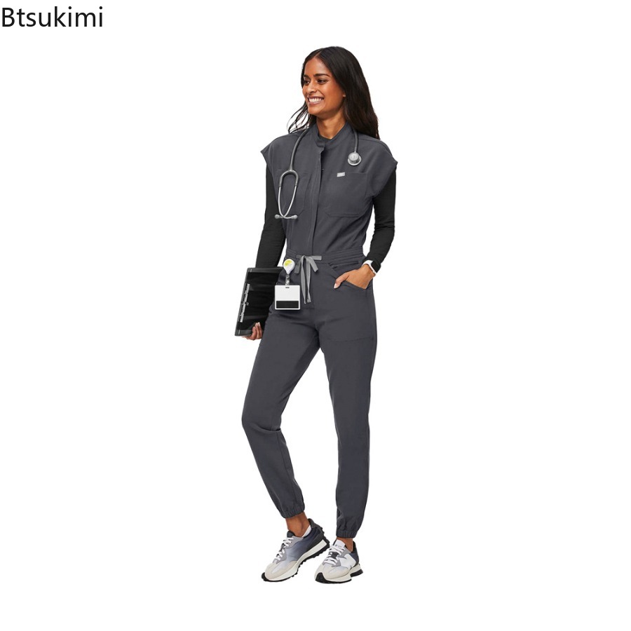 Fashion Zipper Jumpsuit Medica - огляд і ціна Medical Lab Uniform