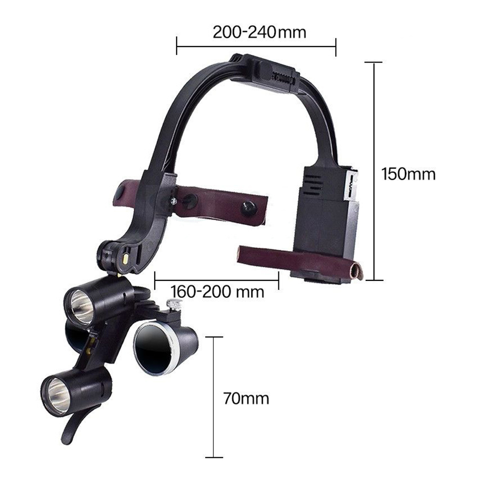 Dental Loupe Magnifier 2.5x 3. - огляд і ціна Led Medical Headlight