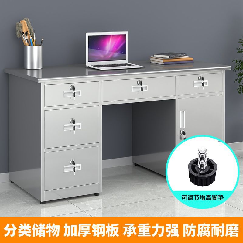 Stainless steel computer desk, - огляд і ціна Medical Lab Furniture