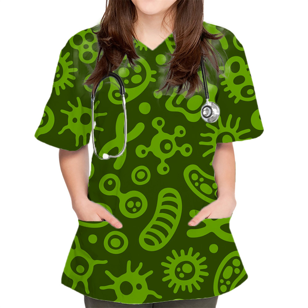 New Women Tops Bacteriogram Pr - огляд і ціна Medical Lab Uniform