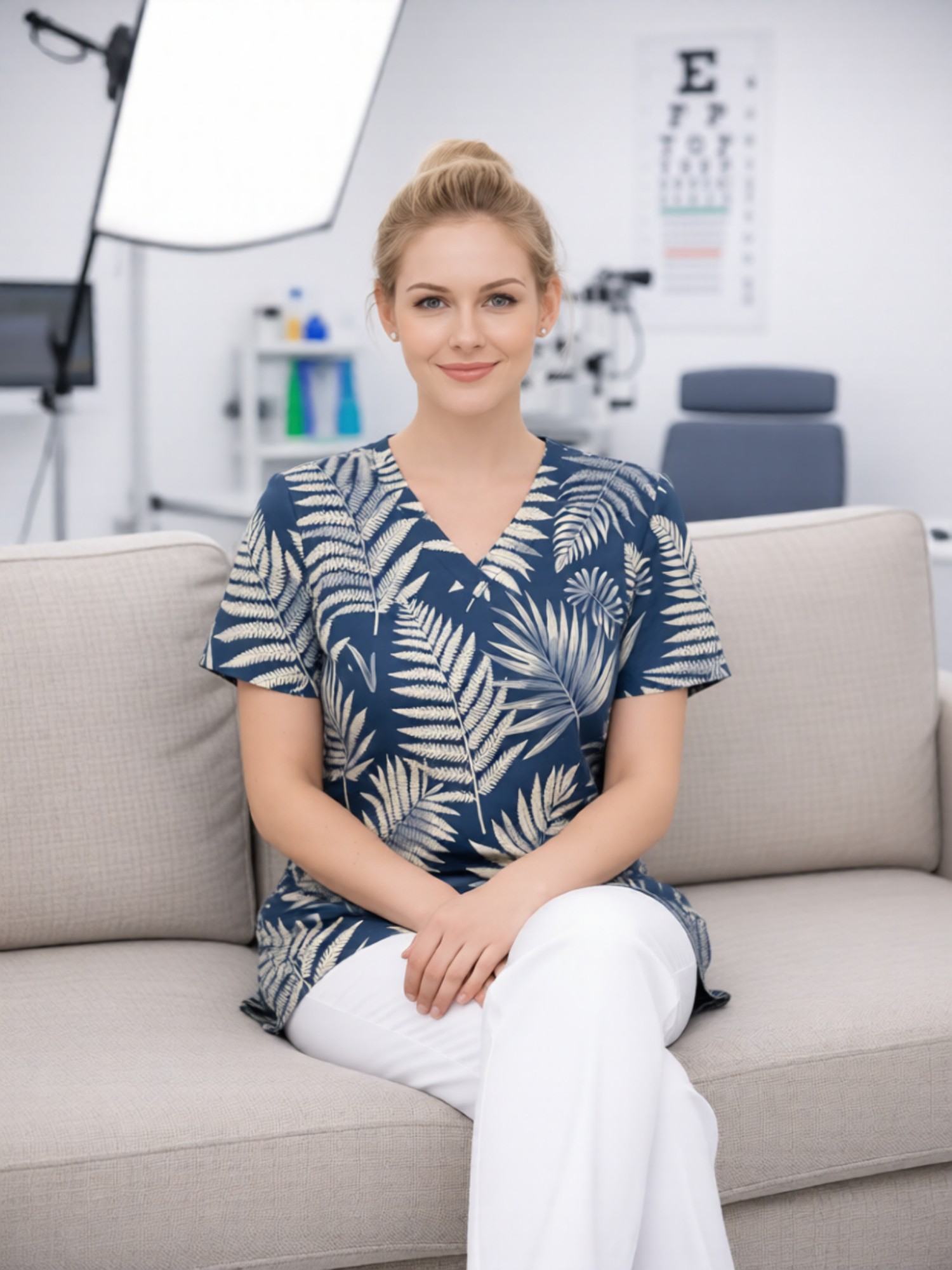 Womens Charming V Neck Scrub T - огляд і ціна Medical Lab Uniform