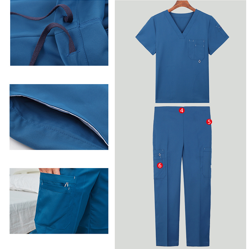 Scrub Set Uniform Nurse Workwe - огляд і ціна Medical Lab Uniform