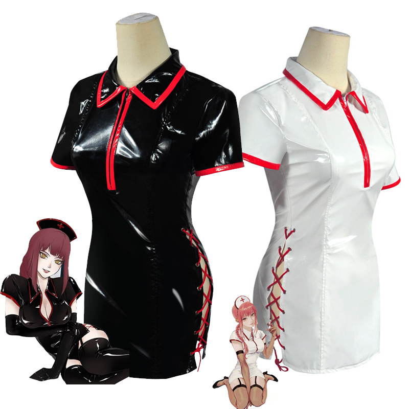 Anime Chainsaw Man Cosplay Cos - огляд і ціна Medical Lab Uniform