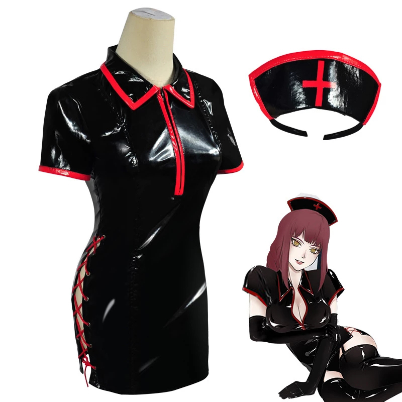 Anime Chainsaw Man Cosplay Cos - огляд і ціна Medical Lab Uniform