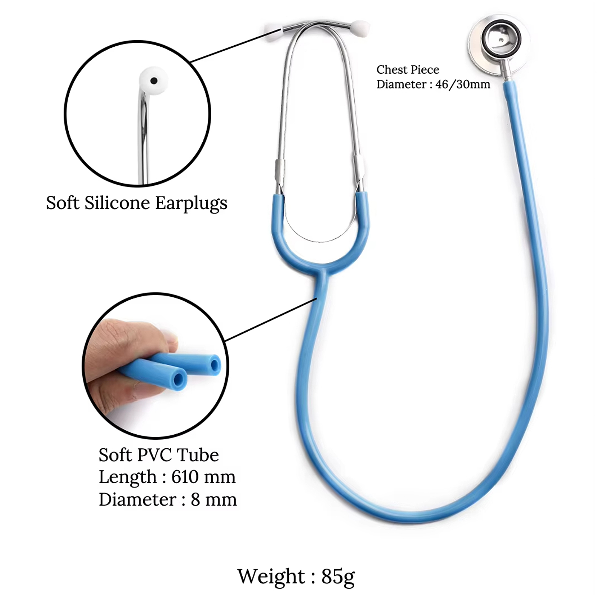 Dual Head Stethoscope Medical  - огляд і ціна Medical Lab Equipments