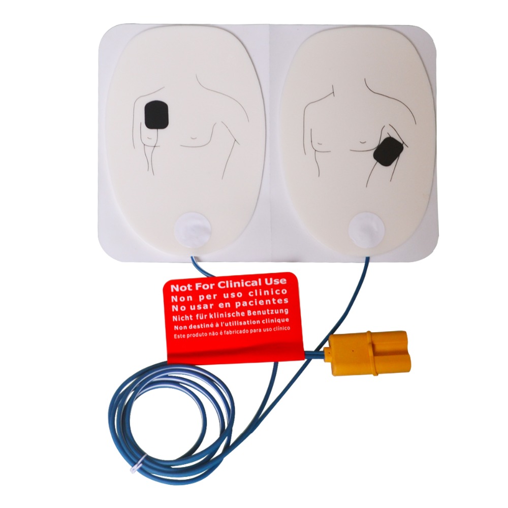 1pair AED Training ECG Defibri - огляд і ціна Defibrillator Aed Trainer