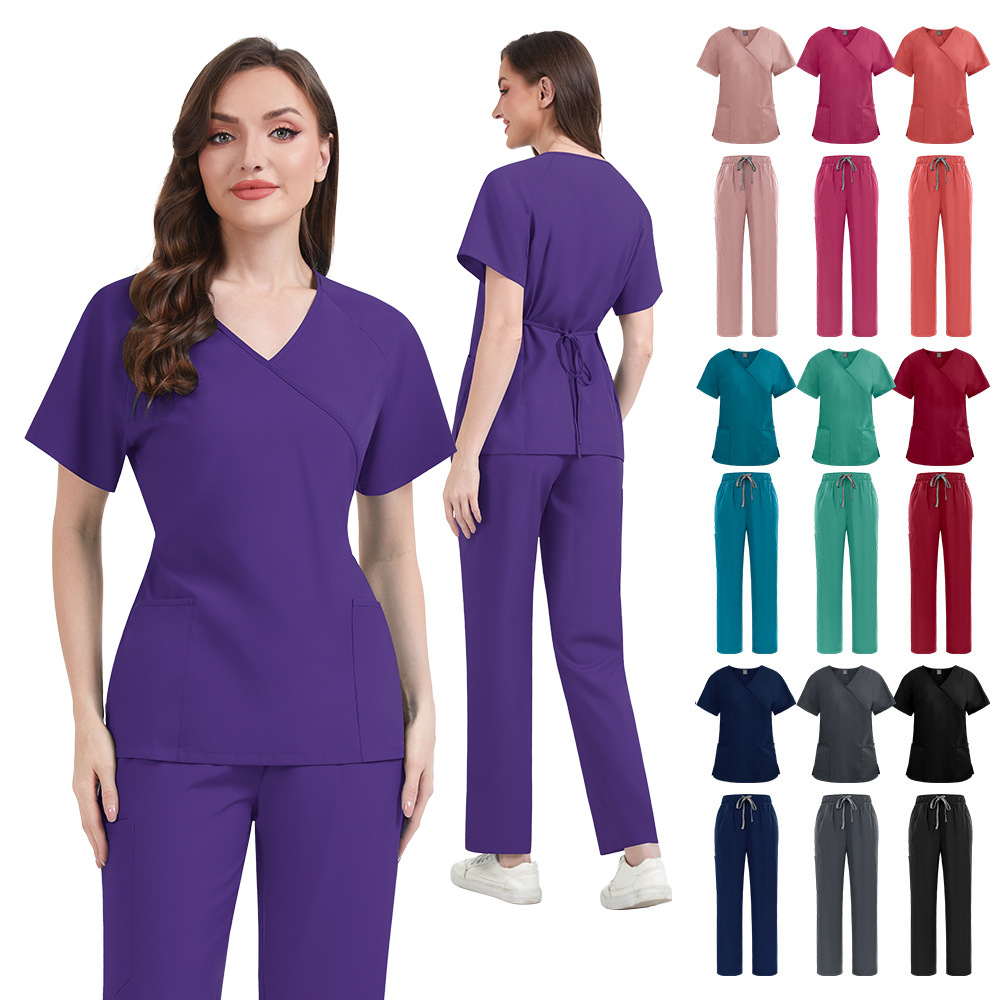 Slim Fit Women Scrubs Sets Hos - огляд і ціна Medical Lab Uniform